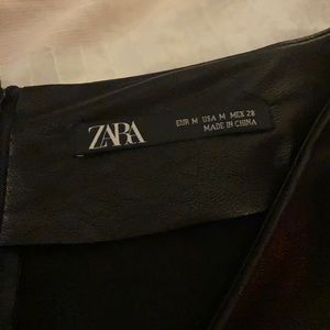 Zara pleather dress (never worn)